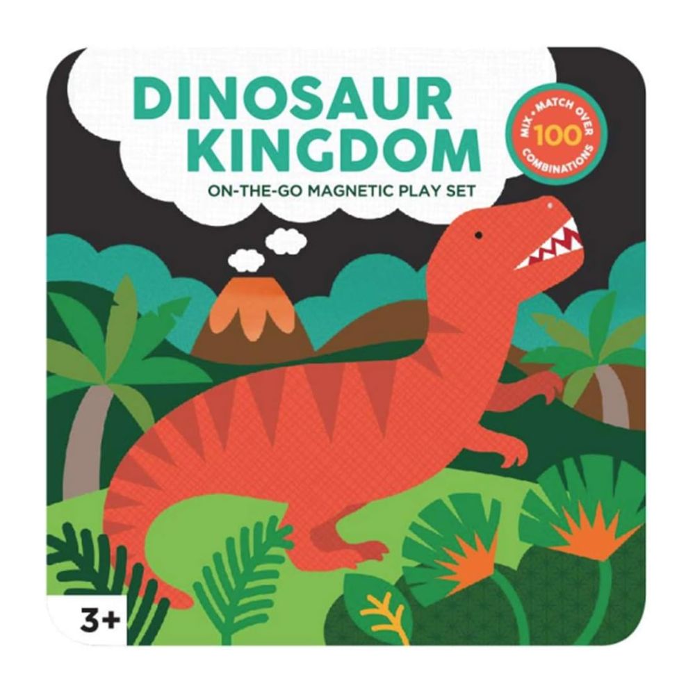 Dinosaur Kingdom Magnetic Play Set - Petit Collage