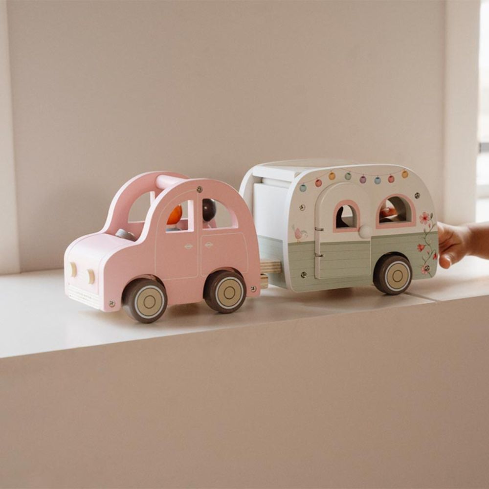 Toy Car With Caravan